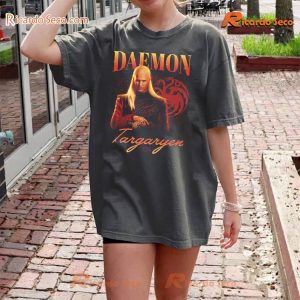 House Of The Dragon Daemon Targaryen Heartthrob Comfort Color Unisex T-shirt, V-neck Ladies a