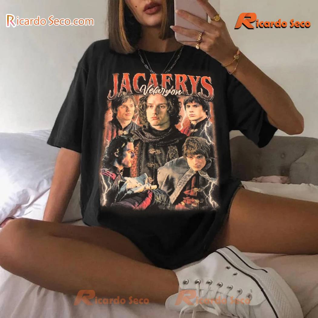 House Of The Dragon Jacaerys Velaryon Vintage Gift For Fan, Unisex Shirt, V-neck Ladies House Of The Dragon Jacaerys Velaryon Vintage Gift For Fan, Unisex Shirt, V-neck Ladies