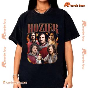 Hozier Gwaine Merlin Vintage Graphic T-shirt, Ladies V-neck