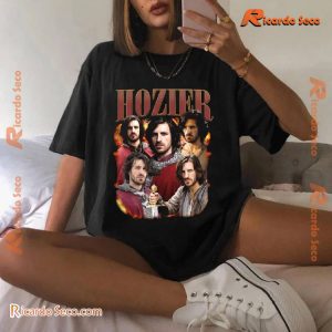 Hozier Gwaine Merlin Vintage Graphic T-shirt, Ladies V-neck a