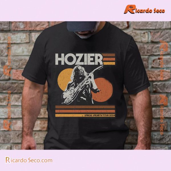 Hozier Unreal Unearth 2024 Tour Music Shirt, Graphic Unisex Tee, Classic Men Shirt, Hoodie, Long Sleeve