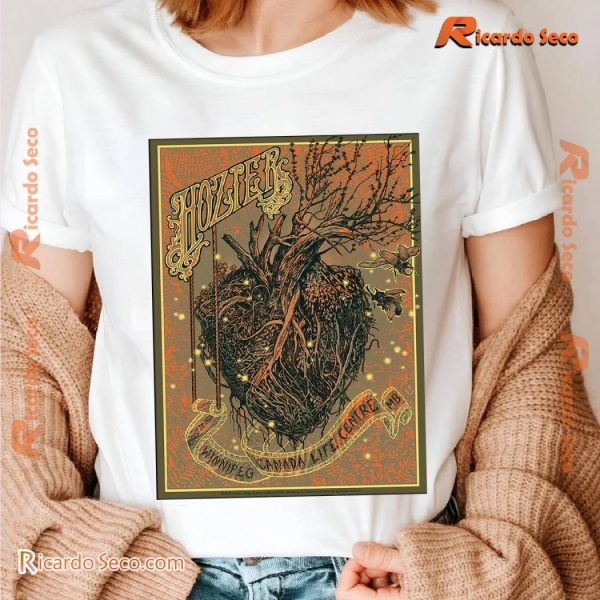 Hozier Winnipeg August 20 Show Cover Shirt, Classic Men Shirt