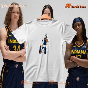 Indiana Pacers G-iii 4her By Carl Banks Women's Basketball Girls Vintage Gift For Fan Tee, Women's V-neck