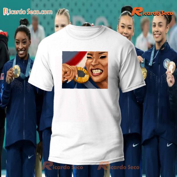 Jordan Chiles Is Flexing Her Olympic Gold Iconic Unisex T-shirt, Hoodie