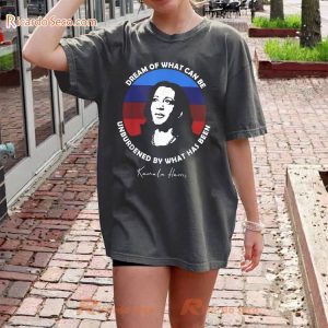 Kamala Harris 2024 What Can Be Unburdened Retro Sunset Graphic Unisex T-shirt, Classic Men Shirt