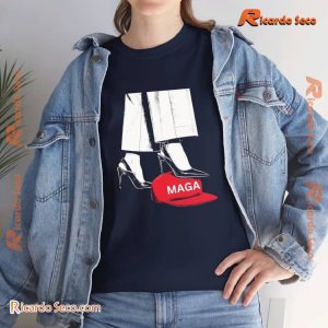 Kamala Harris Heels Stepping On Maga Hat Graphic Tee, Comfort Color Shirt, Gift For Men And Women Shirt a