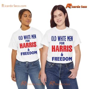 Kamala Harris Old White Men For Harris & Freedom For Men And Women, Unisex T-shirt a