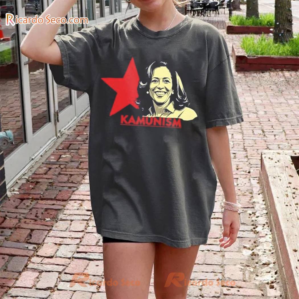Kamunism Kamala Harris 2024 Elections Graphic Unisex Tee, Classic Men Shirt, V-neck Ladies Kamunism Kamala Harris 2024 Elections Graphic Unisex Tee, Classic Men Shirt, V-neck Ladies