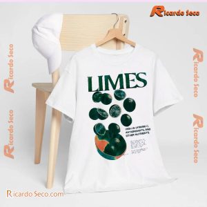 Limes Funny High In Vitamin C Antioxidants Other Nutrients Vintage Graphic Shirt, V-neck Ladies, Classic Men Shirt