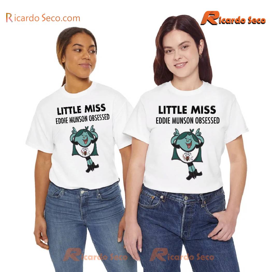 Little Miss Eddie Munson Obsessed Hell Fire Club Graphic Tee, Unisex Shirt, Hoodie a Little Miss Eddie Munson Obsessed Hell Fire Club Graphic Tee, Unisex Shirt, Hoodie a