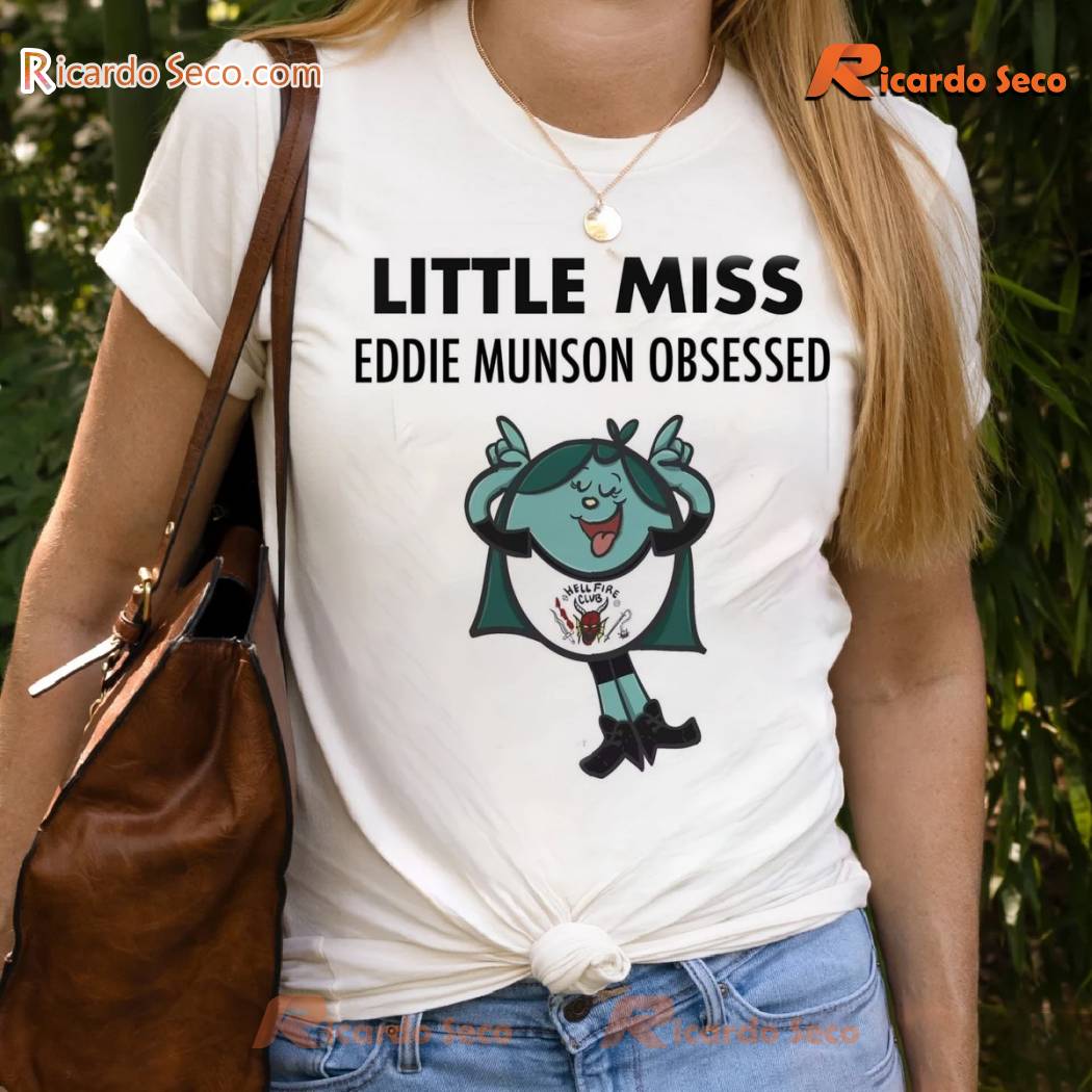 Little Miss Eddie Munson Obsessed Hell Fire Club Graphic Tee, Unisex Shirt, Hoodie Little Miss Eddie Munson Obsessed Hell Fire Club Graphic Tee, Unisex Shirt, Hoodie