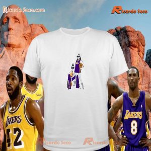 Los Angeles Lakers G-iii 4her By Carl Banks Women's Basketball Girls Graphic Tee, Women's V-neck a