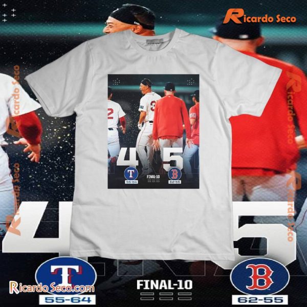 MLB Boston Red Sox Defeated The Texas Rangers 5-4 Graphic Unisex T-shirt, Men Classic Shirt