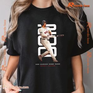 MLB Boston Red Sox Rafael Devers 200 Career Home Runs For Raffy Graphic Shirt, Classic Men Shirt a