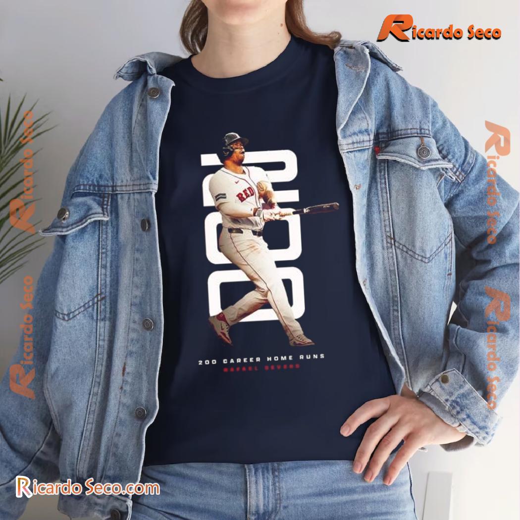 MLB Boston Red Sox Rafael Devers 200 Career Home Runs For Raffy Graphic Shirt, Classic Men Shirt b MLB Boston Red Sox Rafael Devers 200 Career Home Runs For Raffy Graphic Shirt, Classic Men Shirt b