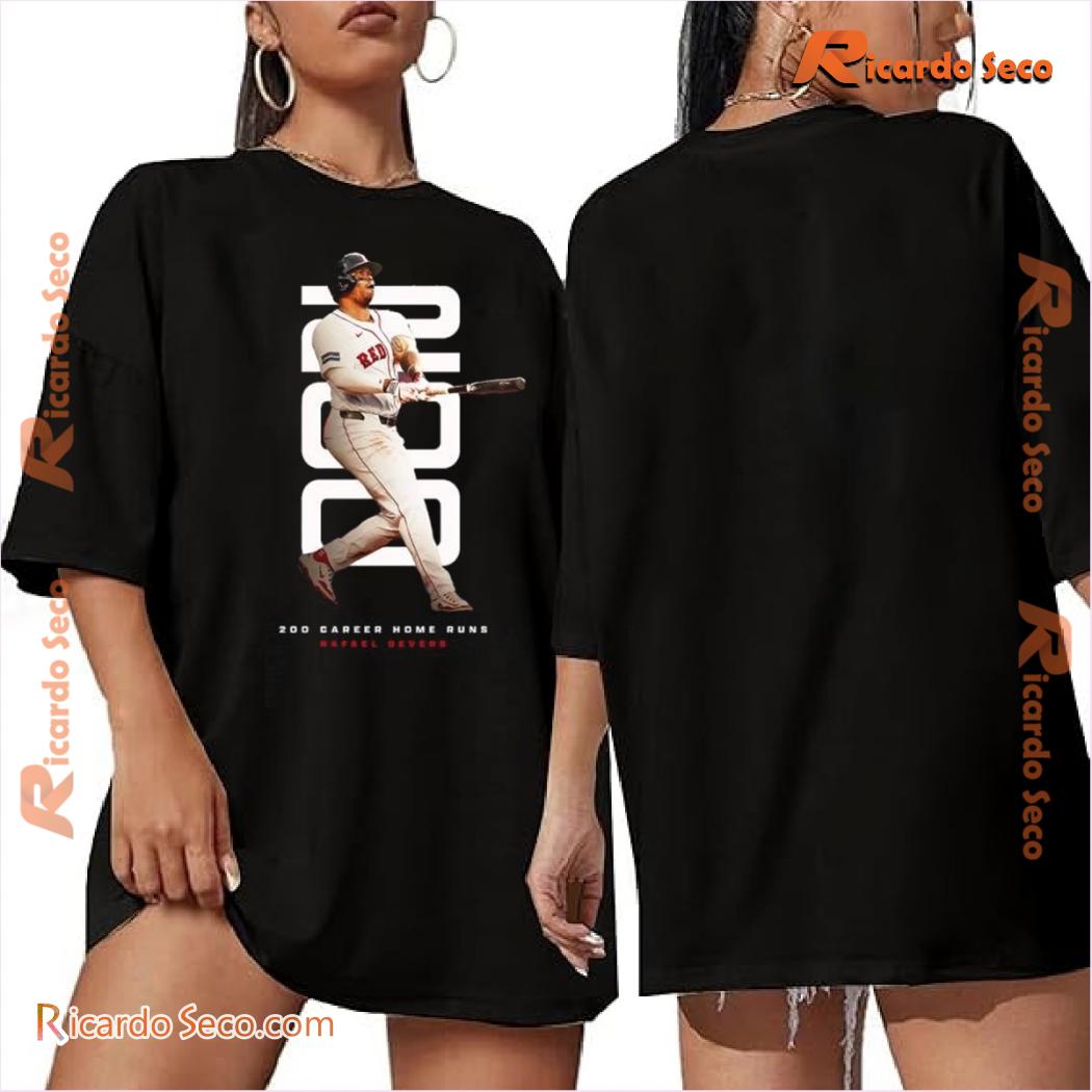 MLB Boston Red Sox Rafael Devers 200 Career Home Runs For Raffy Graphic Shirt, Classic Men Shirt MLB Boston Red Sox Rafael Devers 200 Career Home Runs For Raffy Graphic Shirt, Classic Men Shirt