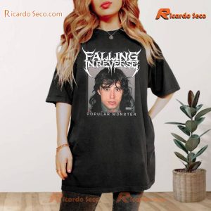 Falling In Reverse Popular Monster Album Cover T-shirt, Graphic Unisex T-shirt, Gift For Fan Shirt-a