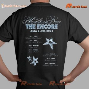 Madison Beer Merch The Encore Asia & Aus 2024, Gift For Fan Shirt, Graphic Classic Ladies Shirt b