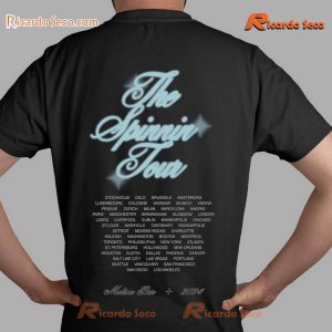 Madison Beer Merch The Spinnin Tour Polaroid Graphic Unisex Shirt, Classic Men Shirt b