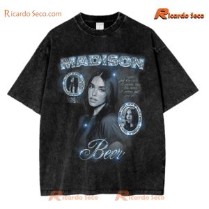 Madison Beer The Spinnin Tour 2024 Acid Washed T-shirt