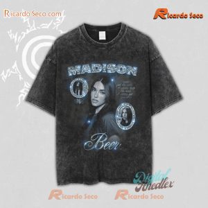 Madison Beer The Spinnin Tour 2024 Acid Washed T-shirt a