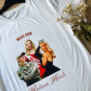 Madison Marsh Miss Usa 2024 T-shirt, V-neck Ladies