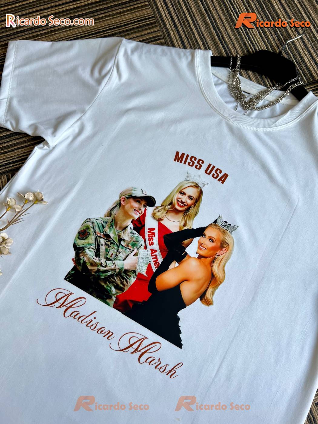 Madison Marsh Miss Usa 2024 T-shirt, V-neck Ladies a