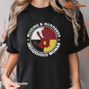 Missing & Murdered Indigenous Woman Graphic Unisex T-shirt, Classic Men Shirt a