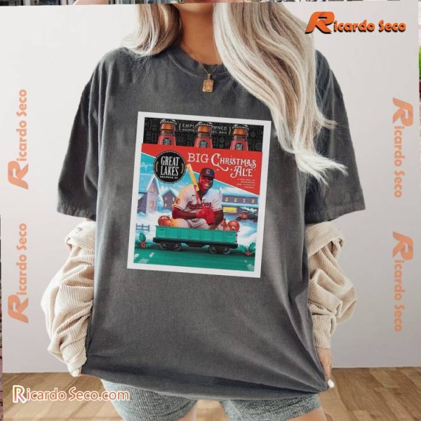 Mlb Cleveland Indians Big Christmas Great Lakes Christmas Ale Graphic Unisex T-shirt, Classic Men Shirt