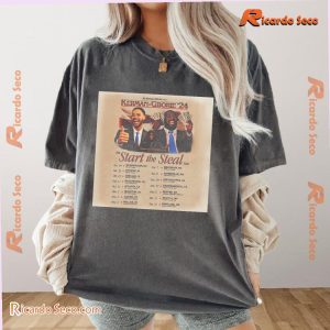 My Momma Told Me Presents KERMAN-GBORIE '24 The Start The Steal Tour Graphic Unisex T-shirt, Classic Men Shirt a