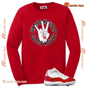 NCAA Houston Cougars Whose House Coogs House Graphic Tee, Classic Men Shirt a