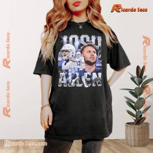 NFL Buffalo Bills Josh Allen Vintage Graphic Unisex Shirt, Classic Men Shirt