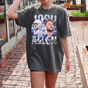 NFL Buffalo Bills Josh Allen Vintage Graphic Unisex Shirt, Classic Men Shirt a