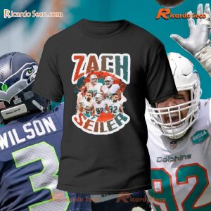 NFL Miami Dolphins Zach Sieler Graphic Vintage Unisex T-shirt, Hoodie