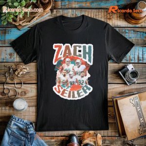 NFL Miami Dolphins Zach Sieler Graphic Vintage Unisex T-shirt, Hoodie c