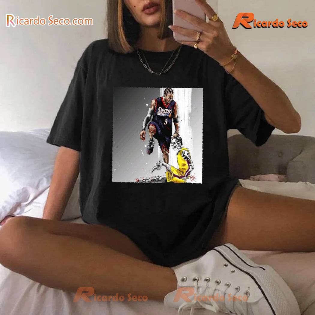 Nba Philadelphia 76ers Allen Iverson Basketball Graphic Shirt, Classic Men Shirt a