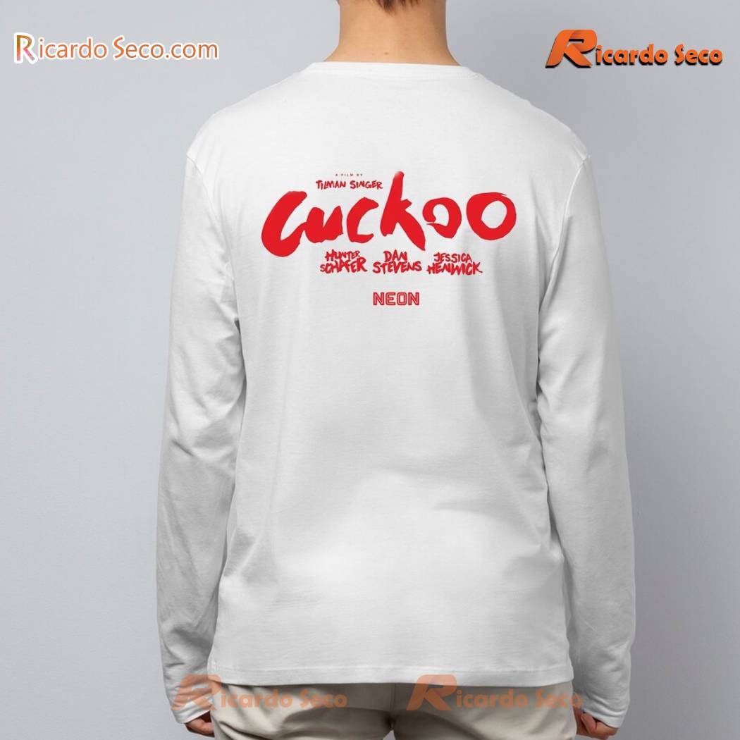 Neon Cuckoo Infinity 2024 Tilman Singer Cuckoo Hunter Schafer Dan Stevens Jessica Henwick Graphic T-shirt, Classic Ladies Shirt x