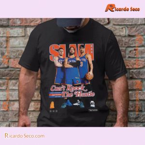 New York Knicks Slam Can’t Knock Hustle Donate Brunson Hart Graphic Unisex Shirt, Classic Men Shirt b