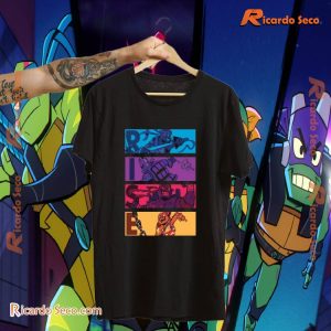 Ninja Turtles Rise Graphic Unisex T-shirt, Classic Mens Shirt, Ladies V-neck