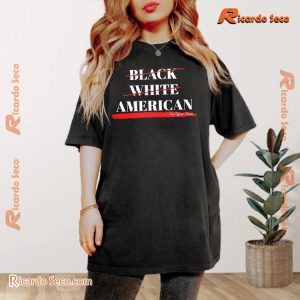 Not Black White American The Officer Tatum Graphic Unisex T-shirt, Comfort Color Shirt, Classic Men Shirt a