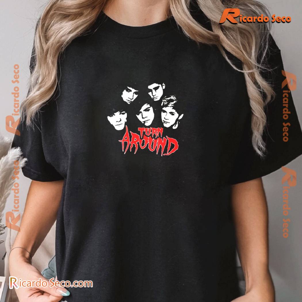 One Direction Turn Around Unisex T-shirt, Classic Men Shirt, V-neck Ladies b One Direction Turn Around Unisex T-shirt, Classic Men Shirt, V-neck Ladies b