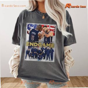 Paris 2024 Olympic Team Usa's Avengers Bring Home Gold Endgame Graphic Unisex T-shirt a