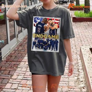 Paris 2024 Olympic Team Usa's Avengers Bring Home Gold Endgame Graphic Unisex T-shirt b