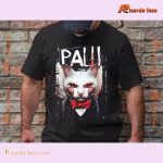 Paw (Saw) Cat Horror Graphic Unisex T-shirt, V-neck Ladies b