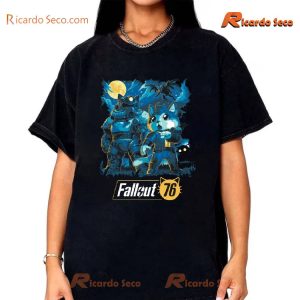 Quakecon 2024 + Dallas Pets Alive Fallout 76 Graphic Vintage Unisex T-shirt a