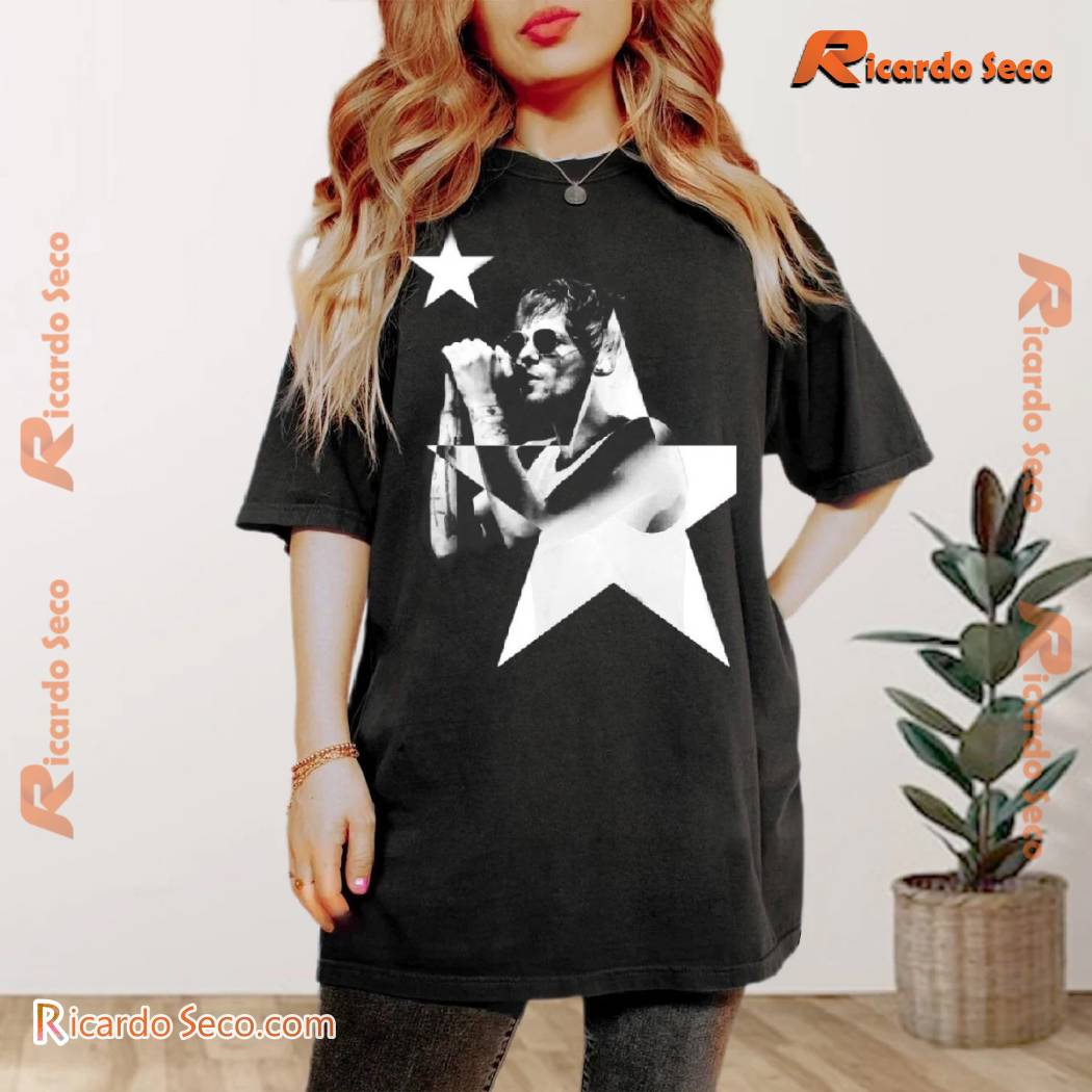 Rockstar Louis Tomlinson Louis Star Live In World Tour Graphic T-shirt, Gift For Music Fan, Classic Men Shirt b
