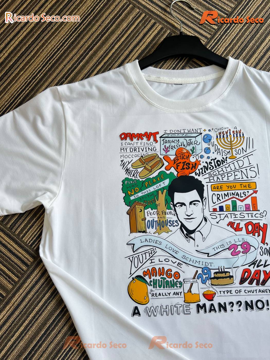 Schmidt Quote New Girl Show Graphic T-shirt, V-neck Ladies a Schmidt Quote New Girl Show Graphic T-shirt, V-neck Ladies a