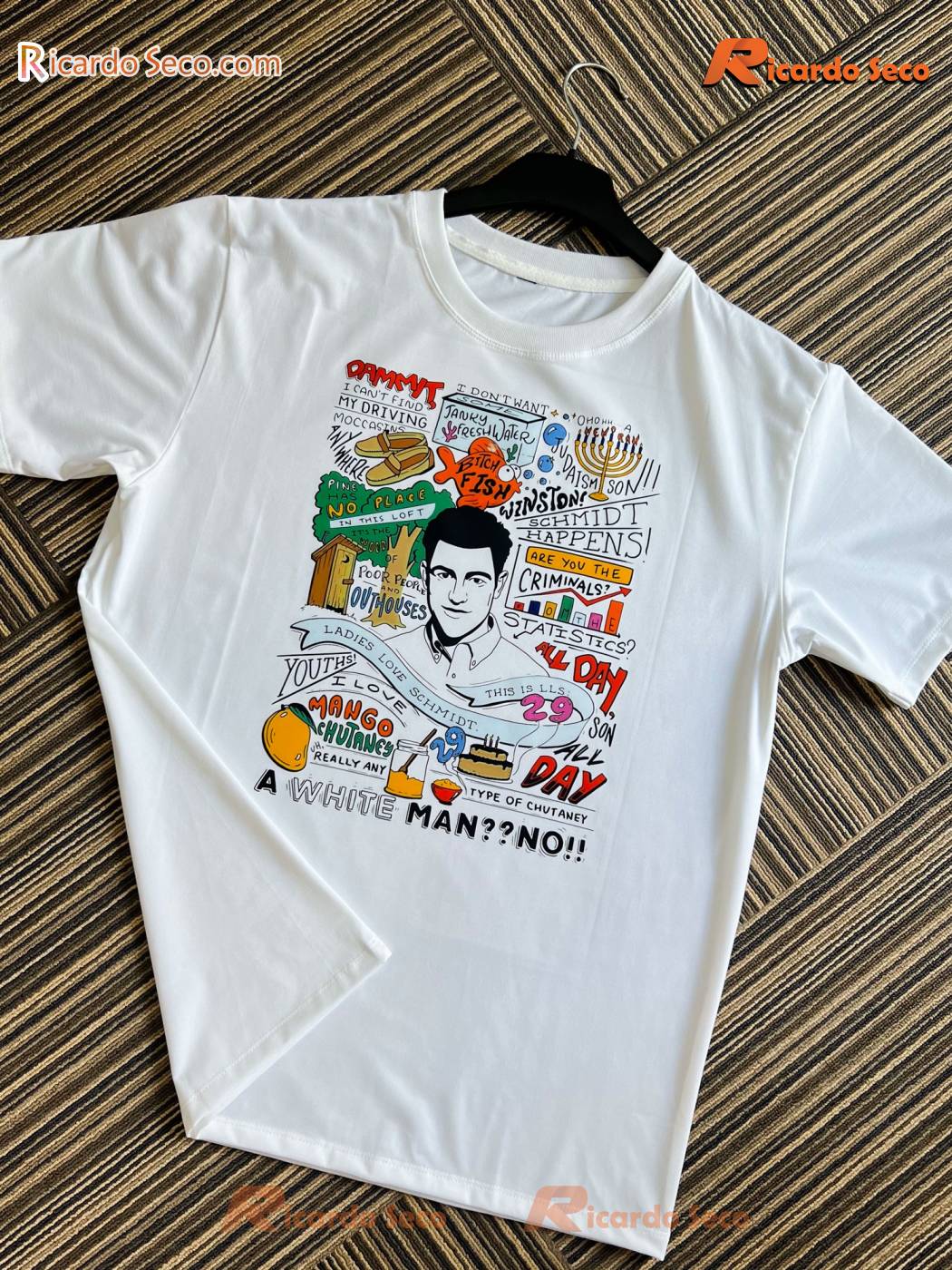 Schmidt Quote New Girl Show Graphic T-shirt, V-neck Ladies Schmidt Quote New Girl Show Graphic T-shirt, V-neck Ladies