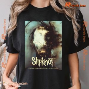 Slipknot 2024 Tour Mansfield August 15 Ma Xfinity Center Graphic Unisex T-shirt, Classic Men Shirt a