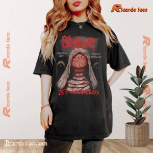 Slipknot 2024 Tour Noblesville Gift For Music Fan Shirt, V-neck Ladies a